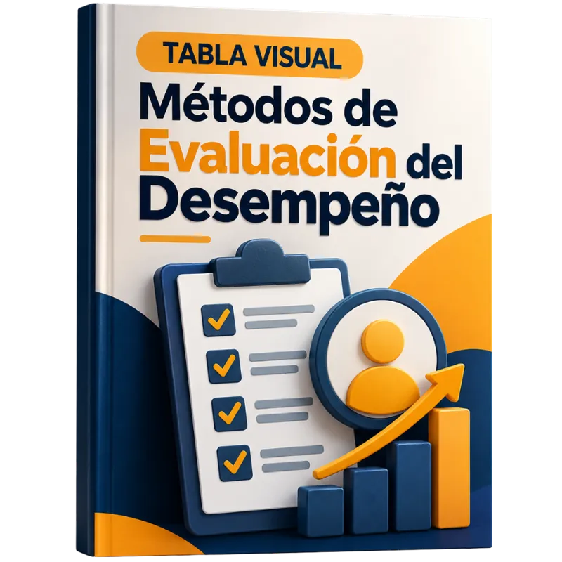 TABLA VISUAL: MÉTODOS DE EVALUACIÓN DEL DESEMPEÑO